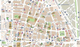 Paris Marais Map 